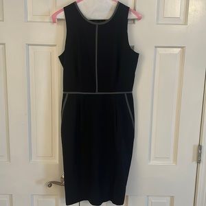 J Crew Women’s Navy and Grey piping Dress Stretch Wool